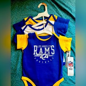 6-9M & 12- 18M . New Los Angeles Rams toddler clothing